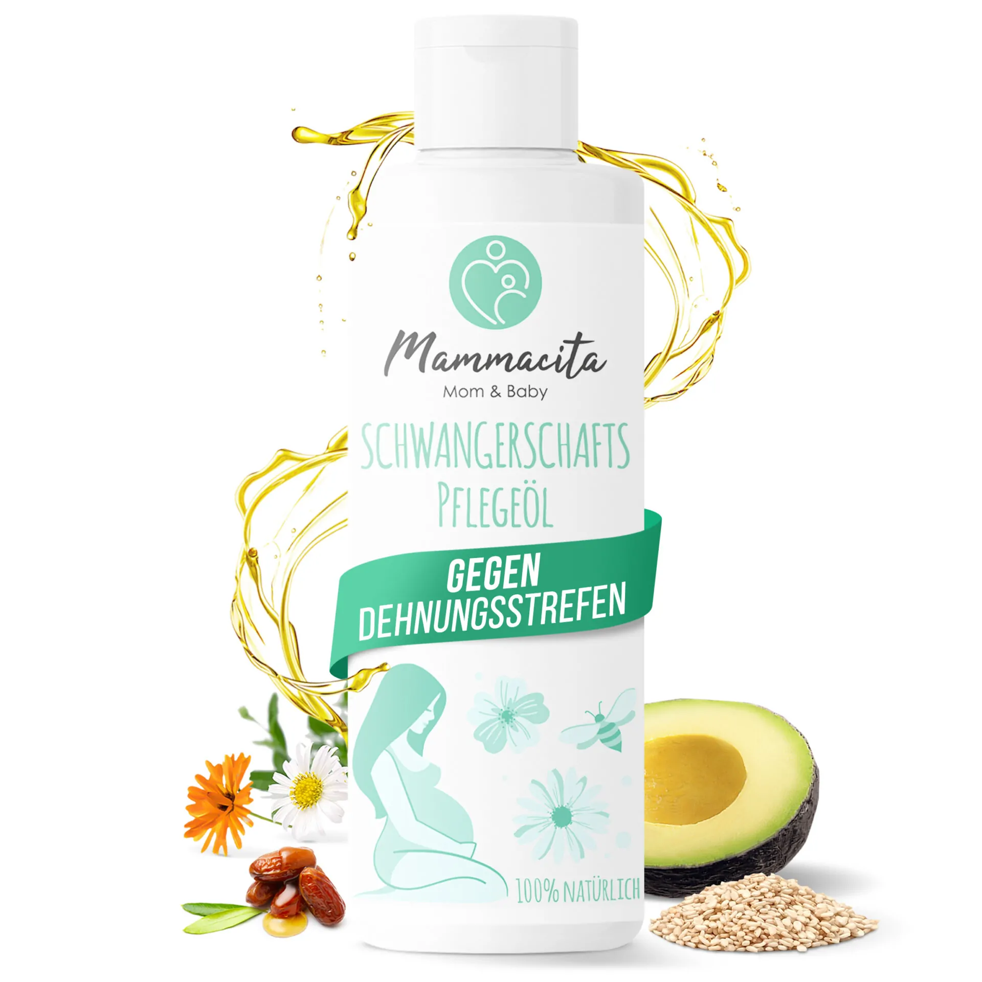 Schwangerschaftspflegeöl (vegan) Schwangerschaftspflegeöl (vegan)