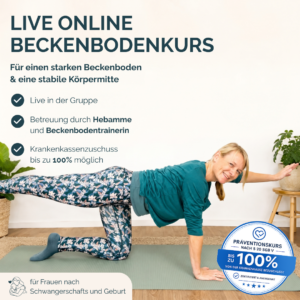 Live Beckenboden Präventionskurs - Bezuschusst durch die Krankenkasse