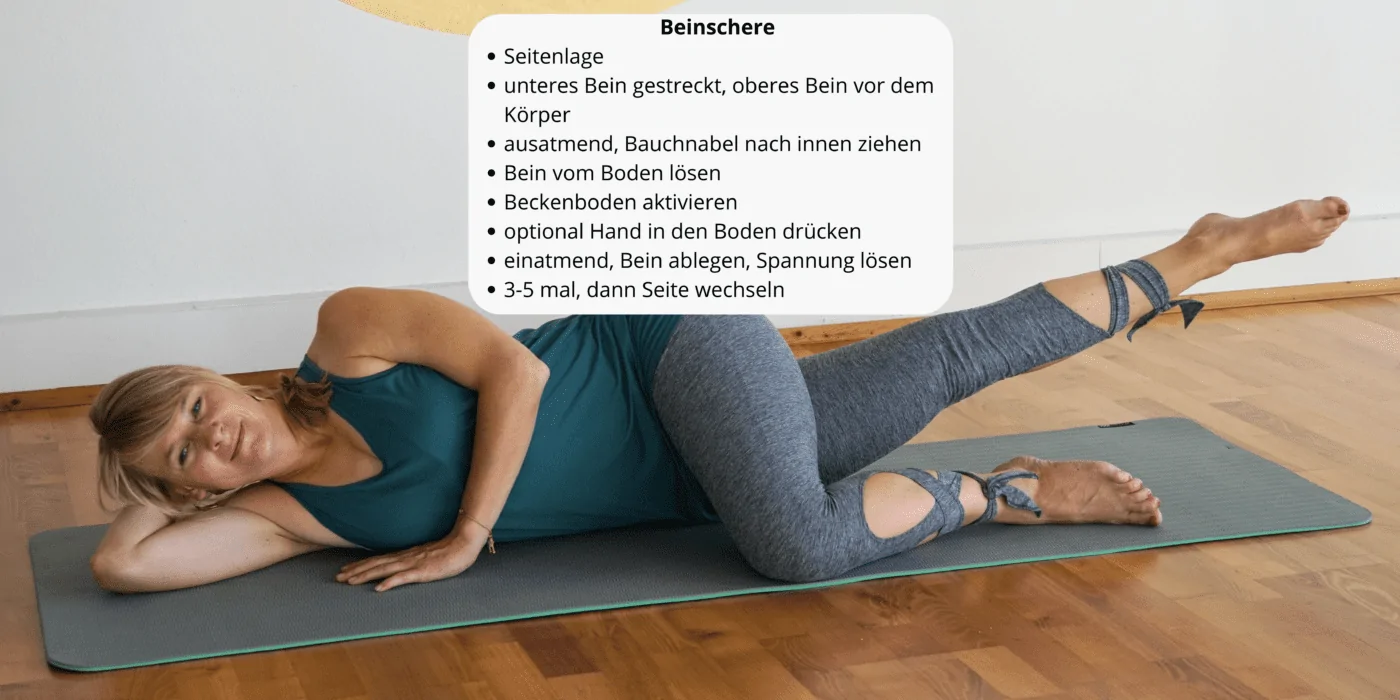 Beinschere Beinschere Beckenbodentraining