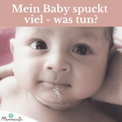 Baby spuckt Milch