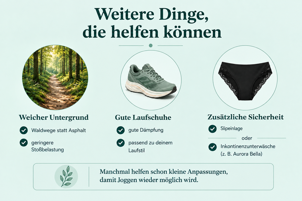 Tipps für Joggen mit Inkontinenz