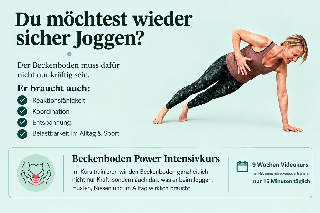 Joggen nach Geburt das braucht der Beckenboden