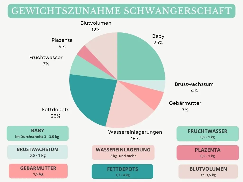 Gewichtszunahme Schwangerschaft Gewichtszunahme Schwangerschaft