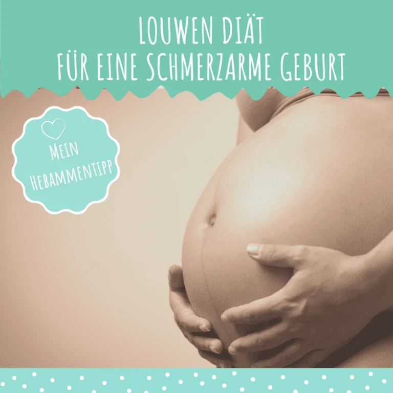 Schnelle Geburt mit der Louwen Diät