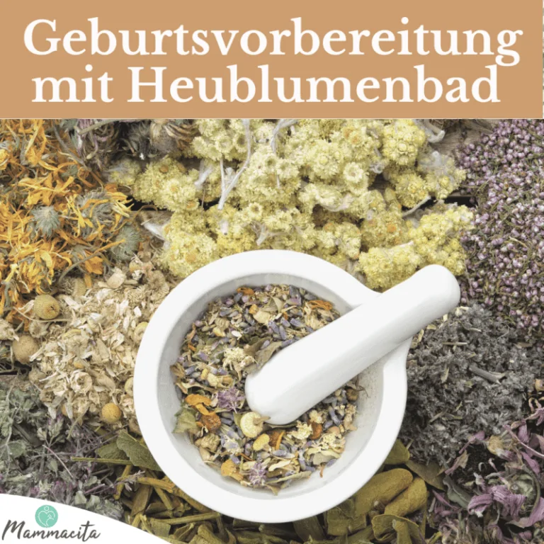 Heublumendampfbad – schonende Geburtsvorbereitung für Mutter und Kind