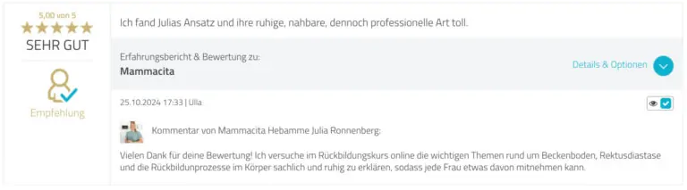Mammacita Proven Expert Bewertung 019 Mammacita Proven Expert Bewertung 019