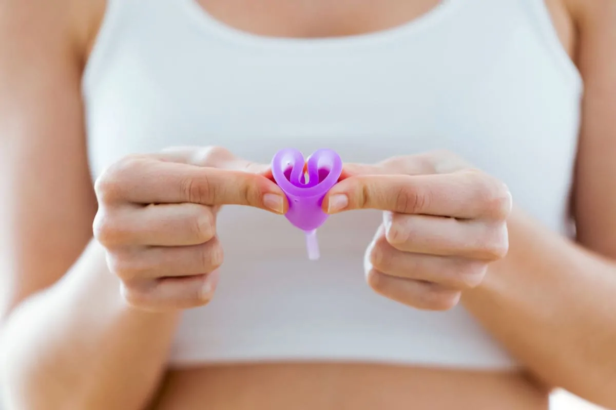 Mentruationstasse falten Menstruationtasse falten