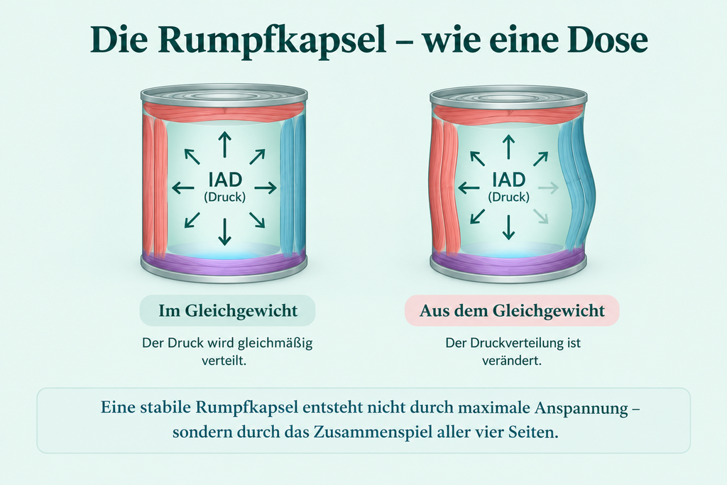 Rumpfkapsel und Rueckbildung Atmung und Beckenboden und Rumpfkapsel