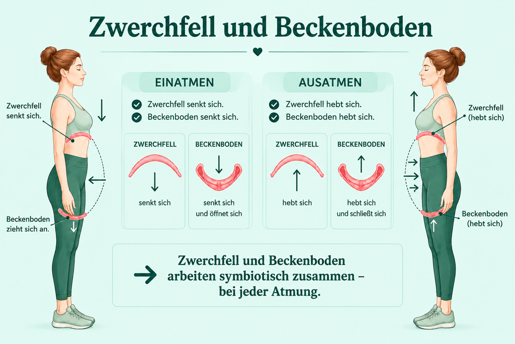 Zwerchfell und Beckenboden Zwerchfell Atmung und Beckenboden