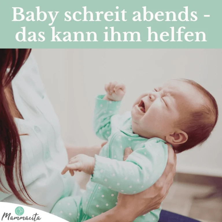 Baby-schreit-abends-Beitragsbild Dein Baby schreit abends? So kannst du ihm helfen