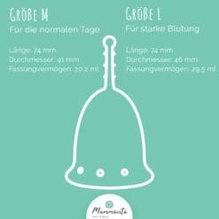 Menstrual Cup - Sizes